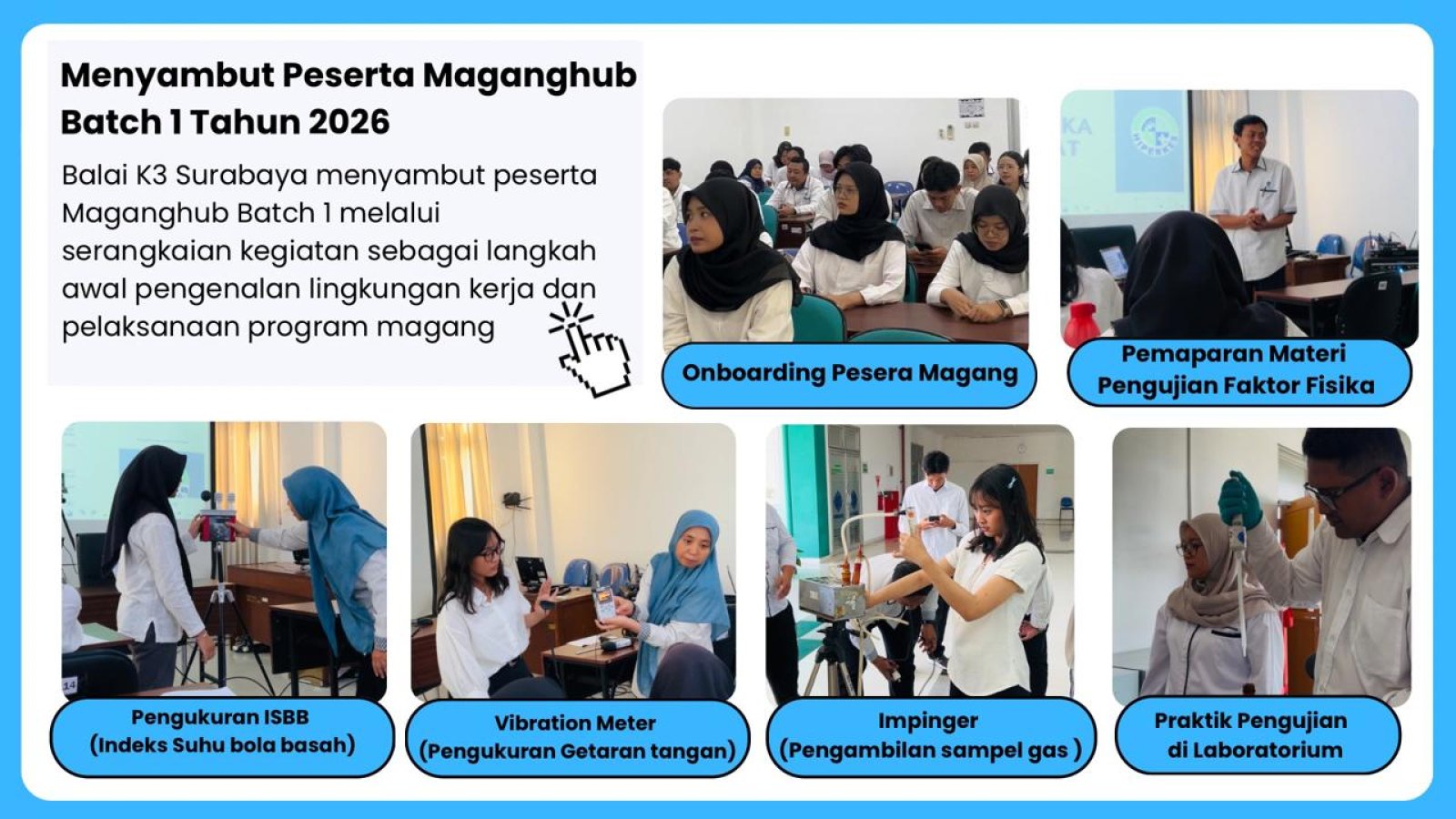 Balai K3 Surabaya Menyambut Peserta Maganghub Batch 1 Tahun 2026